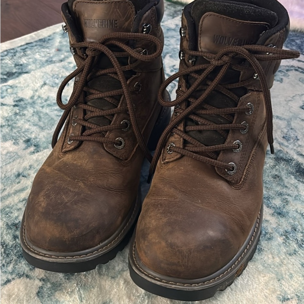 Wolverine Men's Dark Brown Leather Boots
